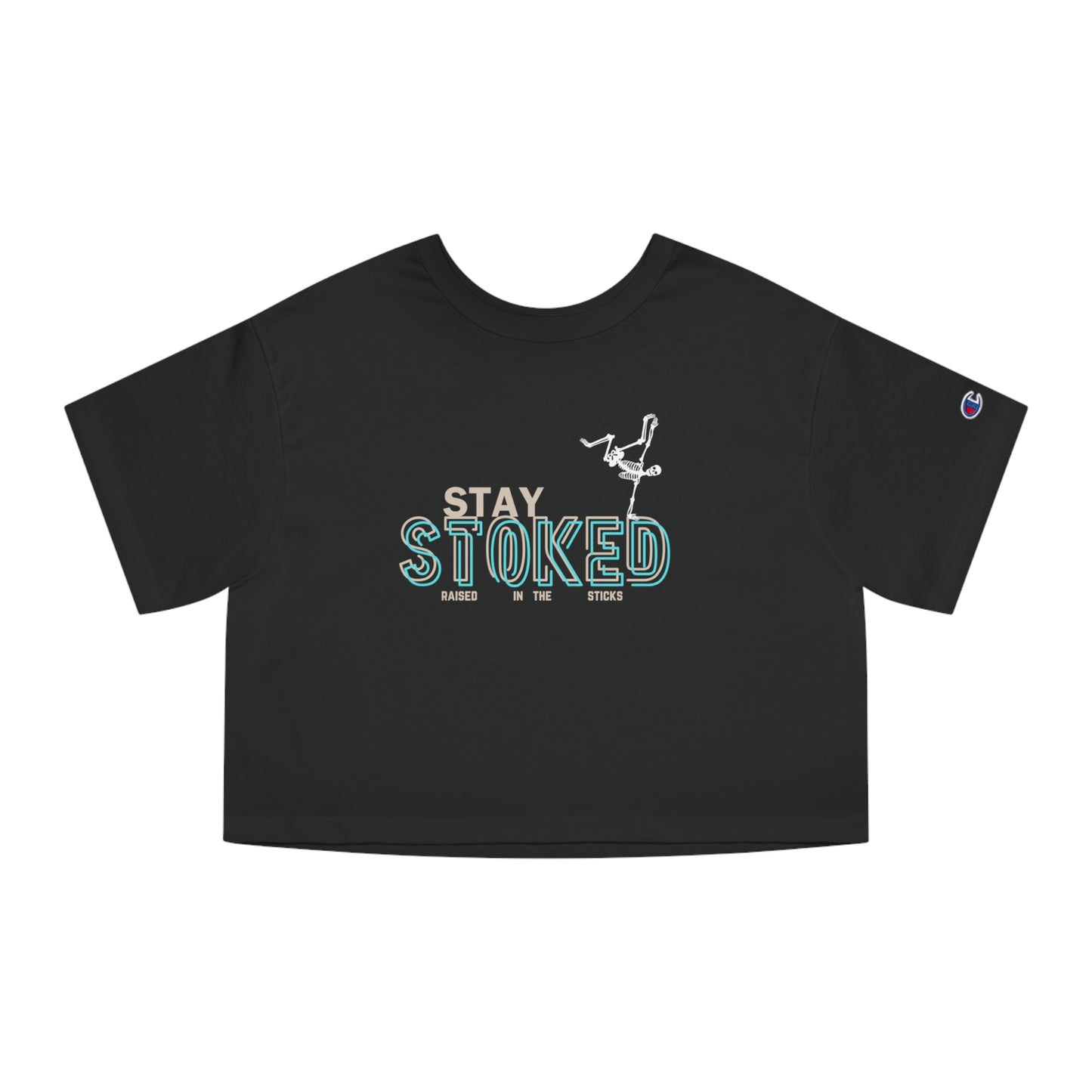 Stay Stoked Women's Cropped Tee